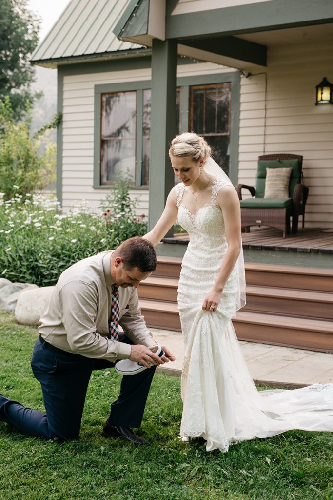 Summer Wedding Spring Creek Ranch Winthrop Wa