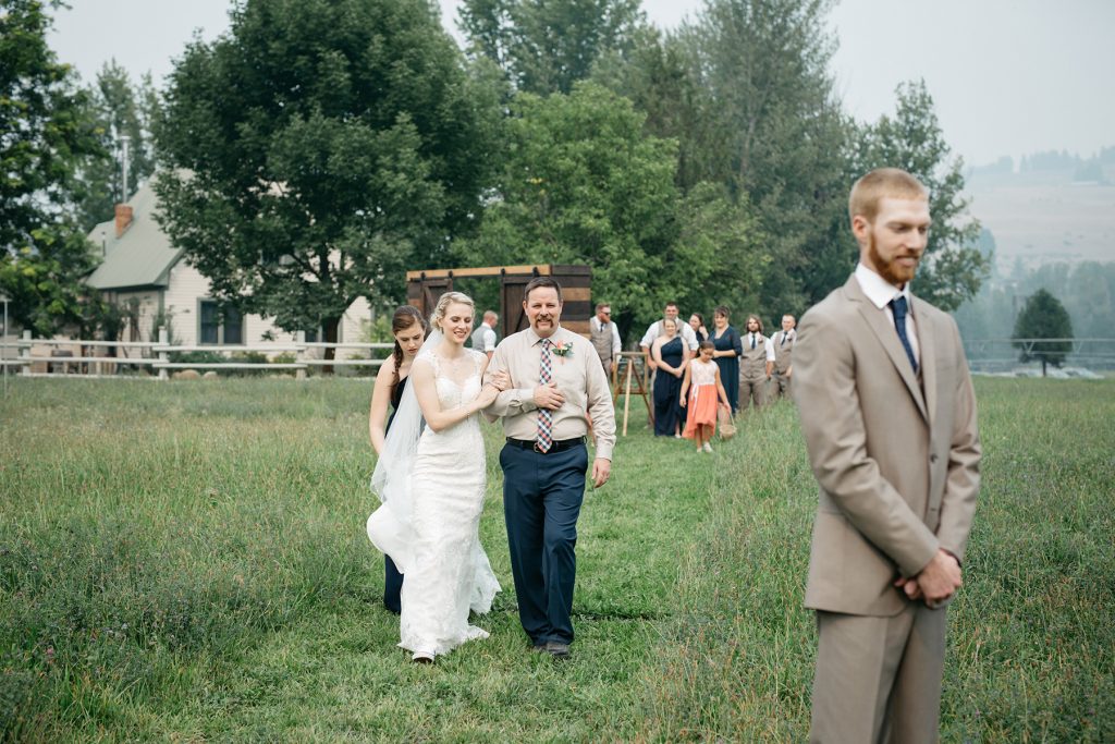 Summer Wedding Spring Creek Ranch Winthrop Wa