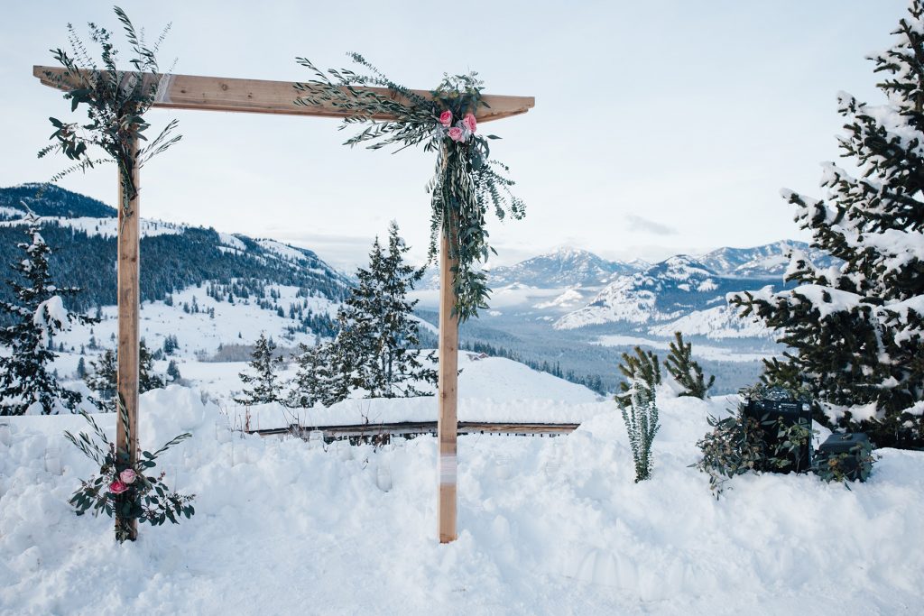 Winter Wedding Sun Mountain Lodge