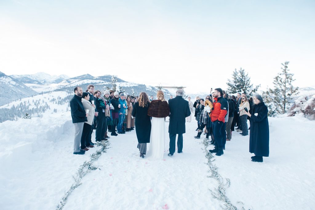 Winter Wedding Sun Mountain Lodge