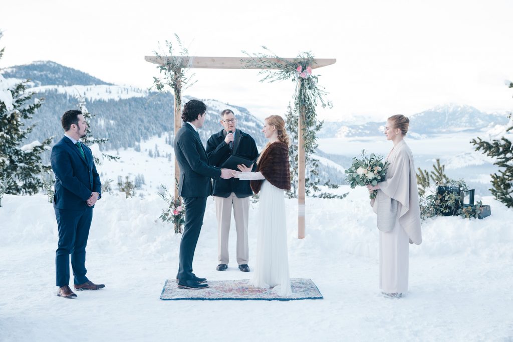 Winter Wedding Sun Mountain Lodge