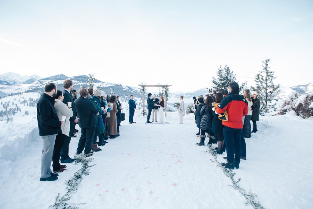 Winter Wedding Sun Mountain Lodge