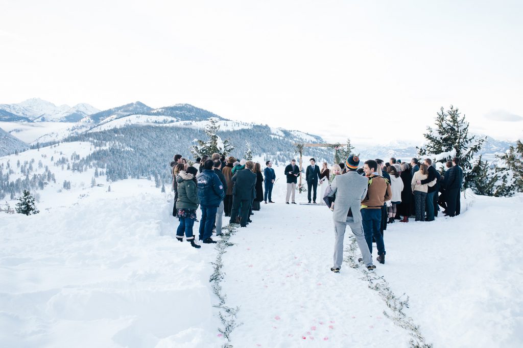 Winter Wedding Sun Mountain Lodge