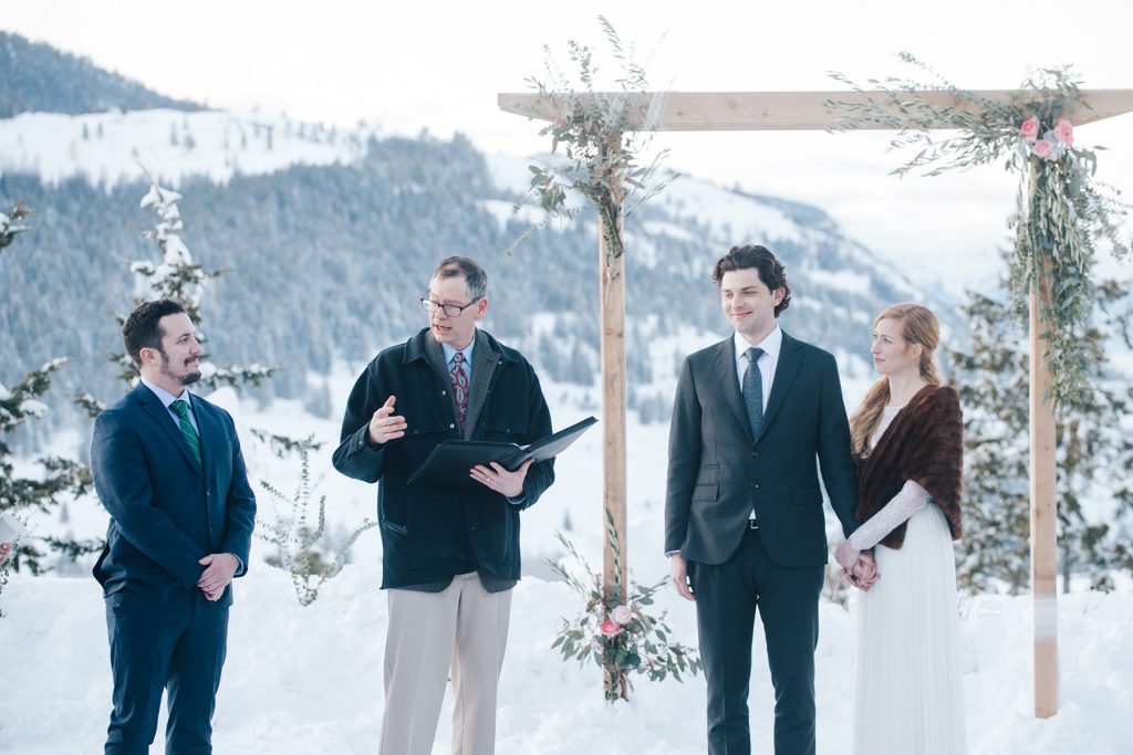 Winter Wedding Sun Mountain Lodge