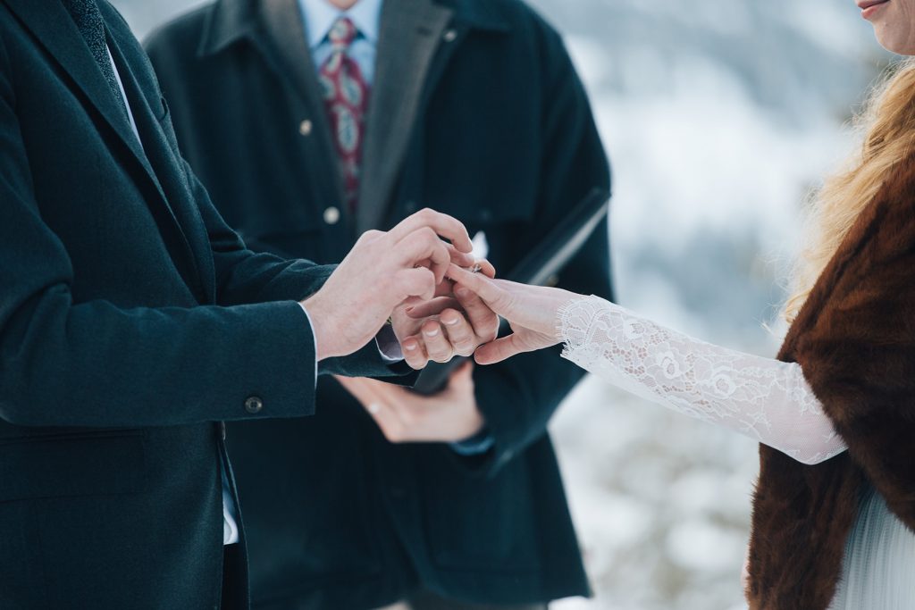 Winter Wedding Sun Mountain Lodge