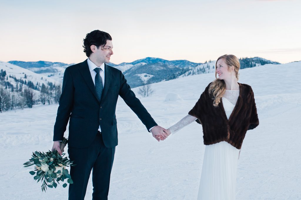 Winter Wedding Sun Mountain Lodge