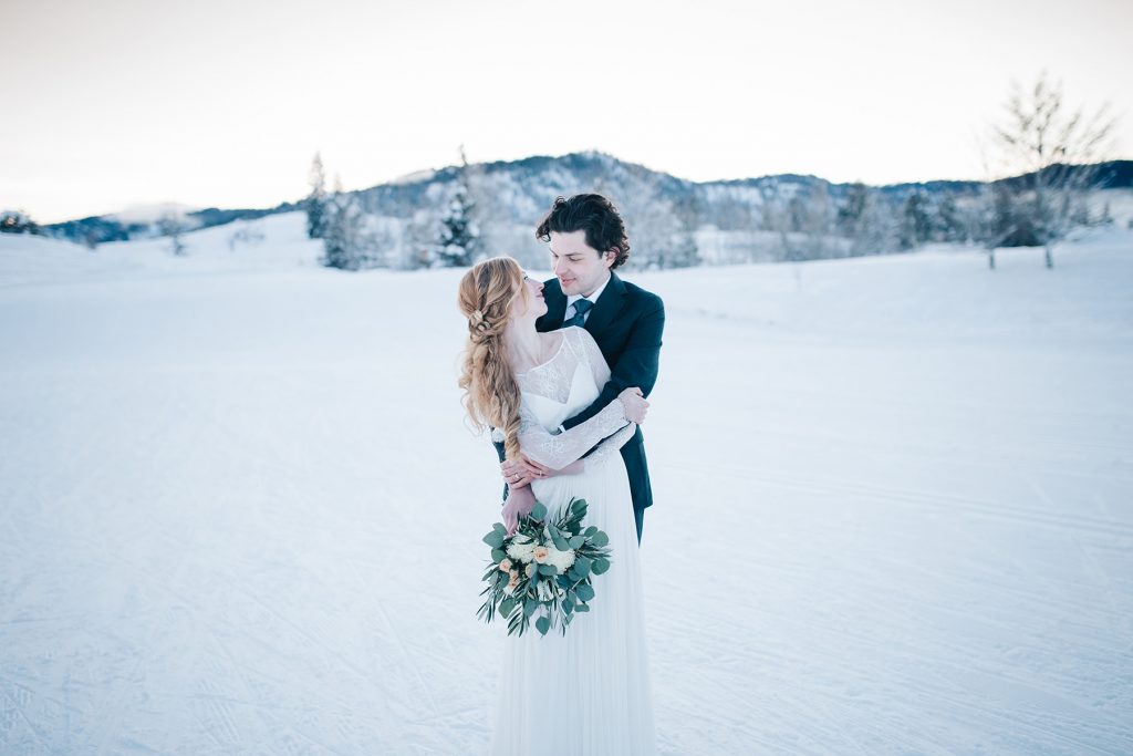 Winter Wedding Sun Mountain Lodge