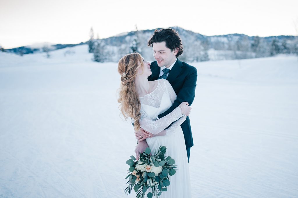 Winter Wedding Sun Mountain Lodge