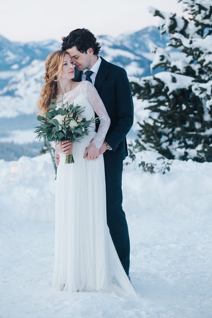 Winter Wedding Sun Mountain Lodge