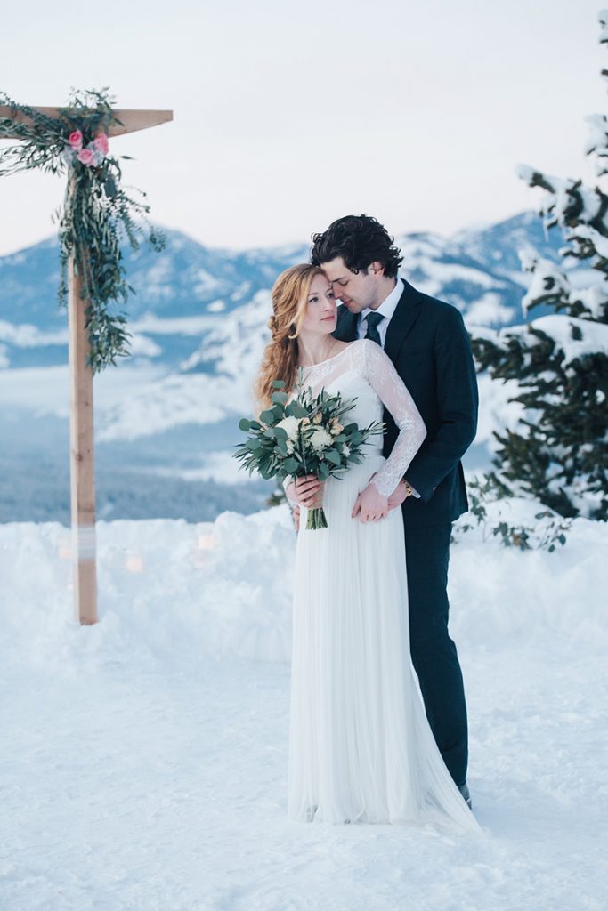 Winter Wedding Sun Mountain Lodge