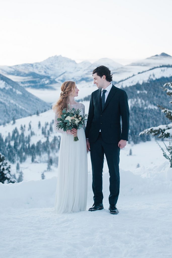 Winter Wedding Sun Mountain Lodge
