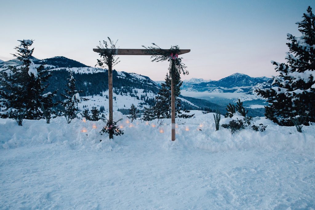 Winter Wedding Sun Mountain Lodge