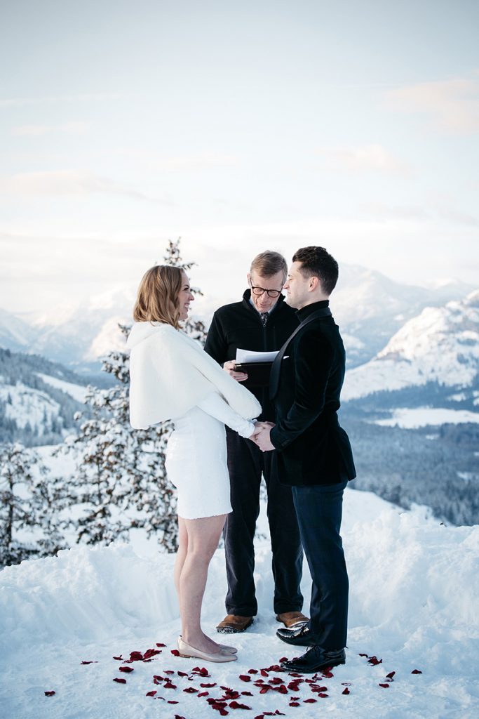 Winter Mountain Elopement