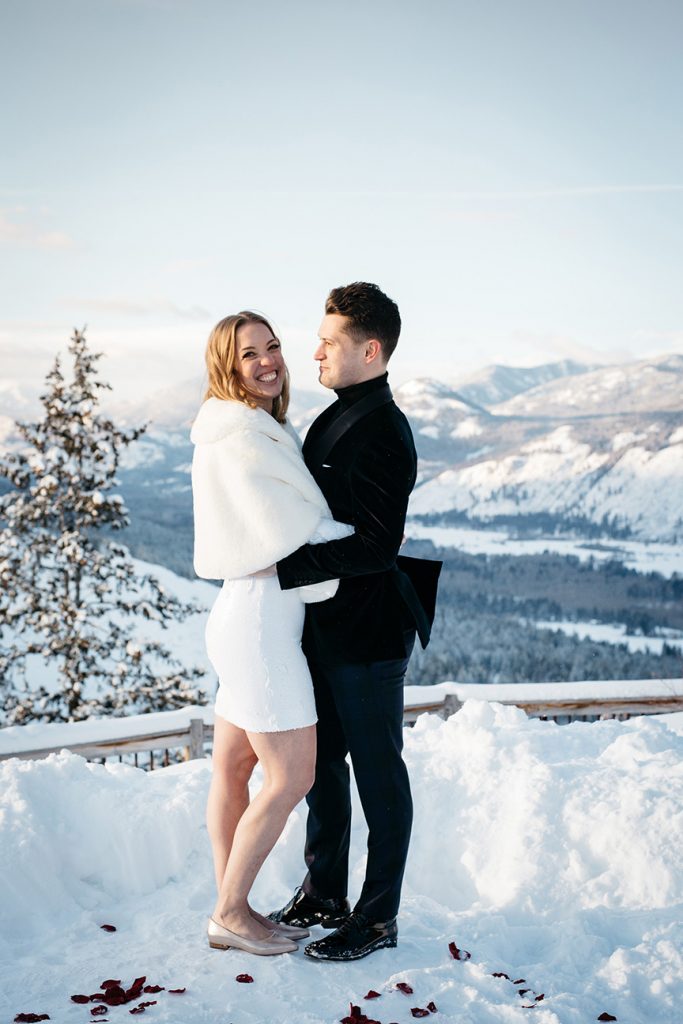 Winter Mountain Elopement
