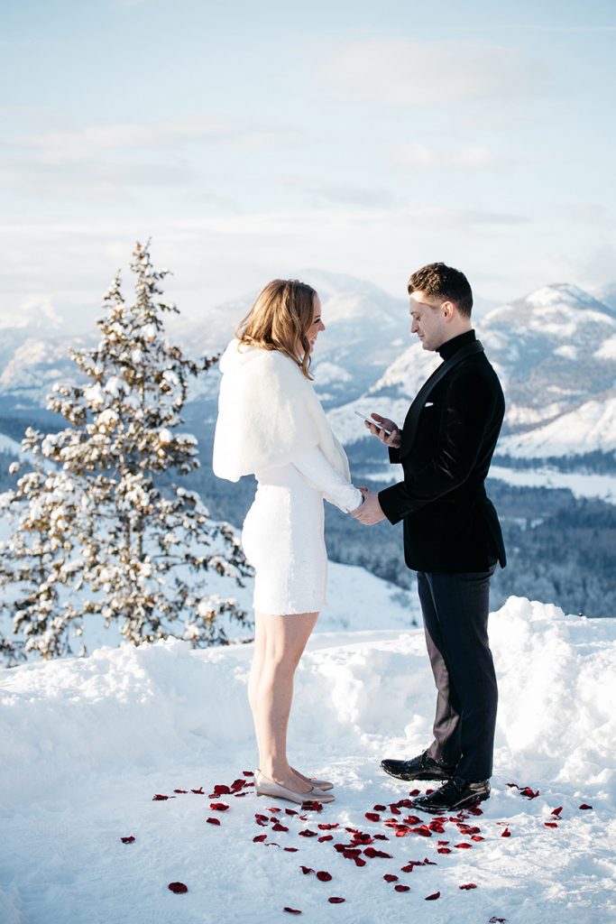 Winter Mountain Elopement
