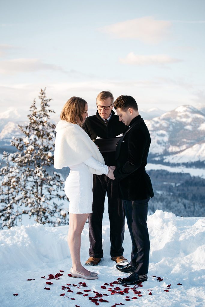 Winter Mountain Elopement