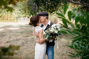 Whidbey Island Elopement Photographer Backyard Wedding